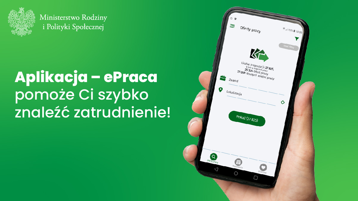 Aplikacja ePraca na urządzenia Android